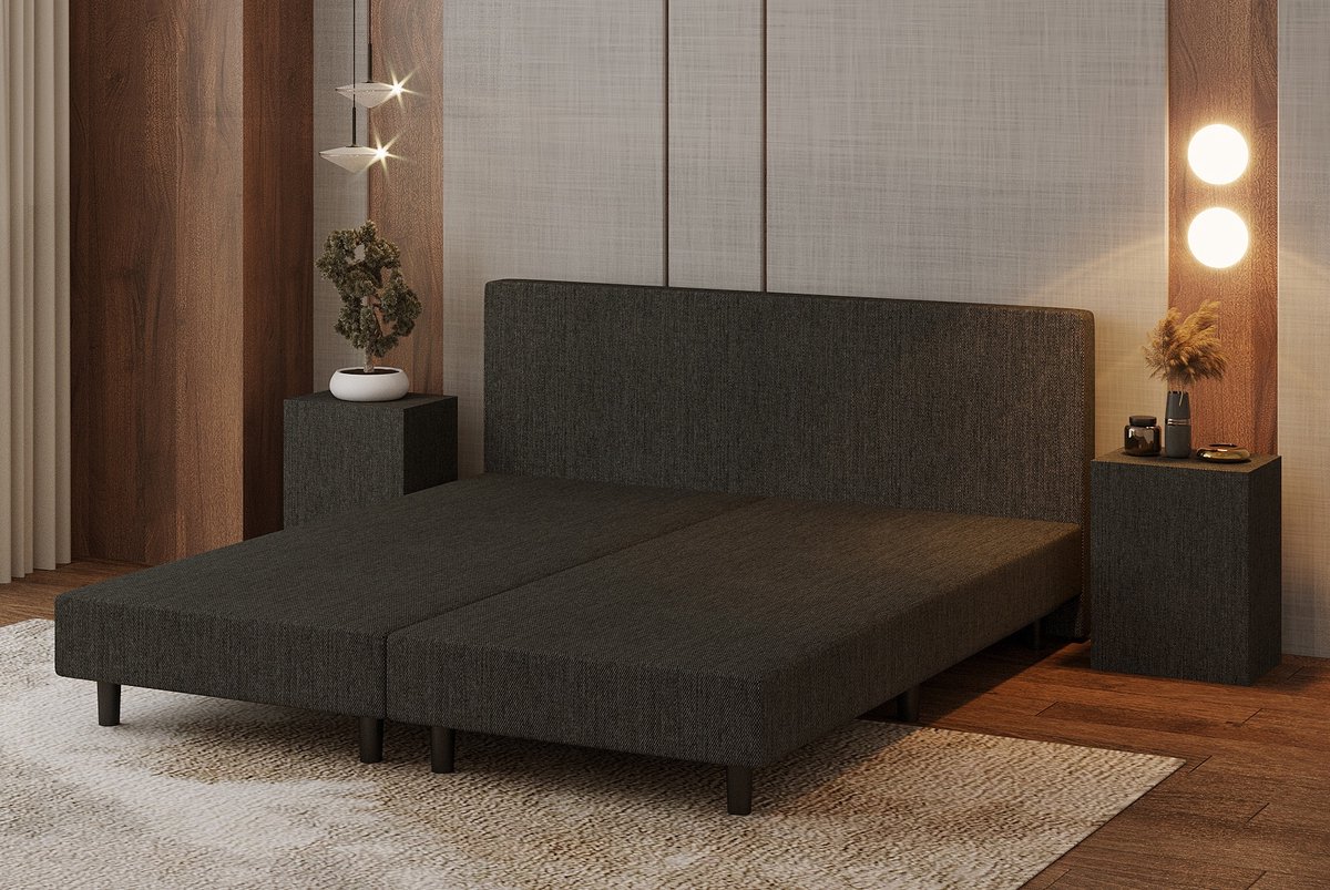 Nessa Nessa Bjorn Boxspring Pocketvering - afbeelding 3