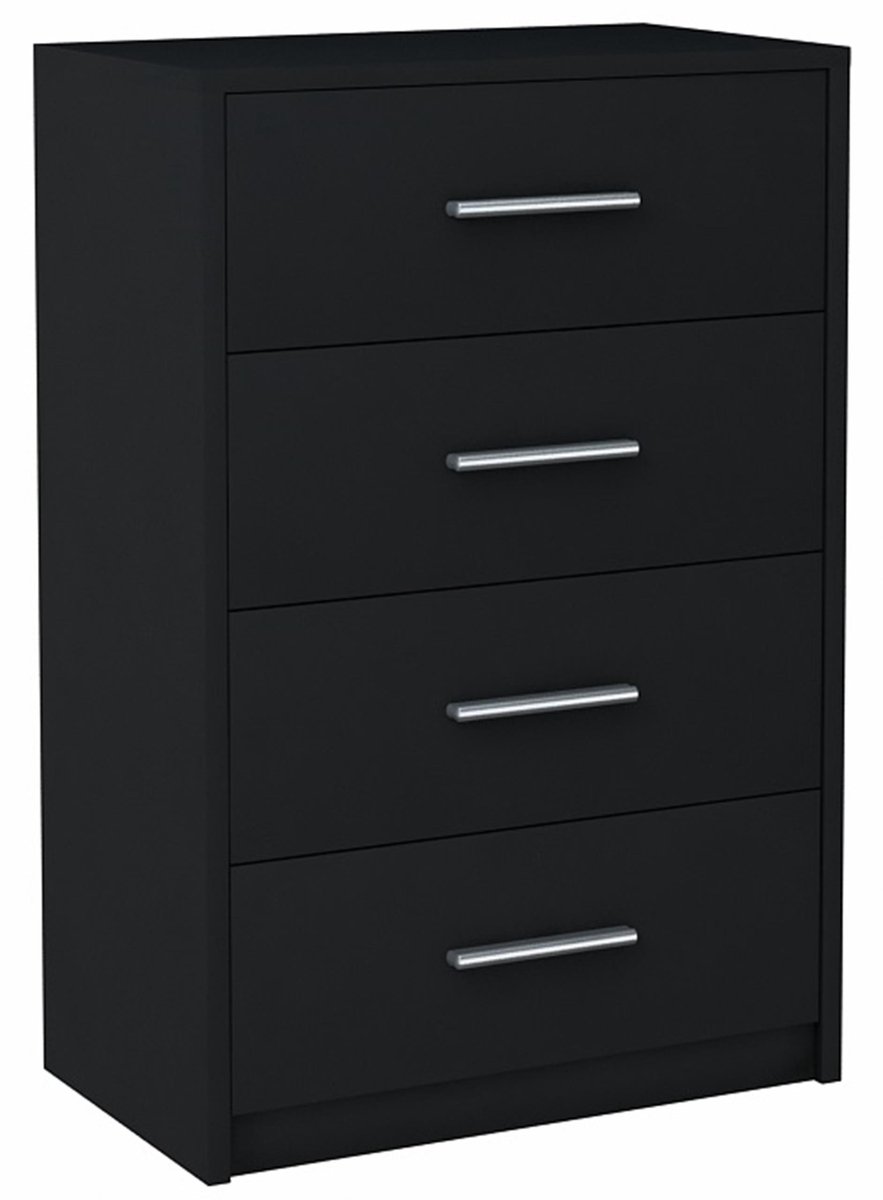 UFC BODO Serie - Kommode - 60cm - 4 Lades - Zwart