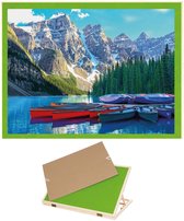 Bol.com Diydash Puzzelplaat verstelbaar - 4 standen incl. beschermplaat - Voor 1000 stukjes - Puzzel - Tafel - Map - Mat - Bord ... aanbieding