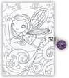Afbeelding van het spelletje Mudpuppy dagboek met slot Fee dairy fairy with lock