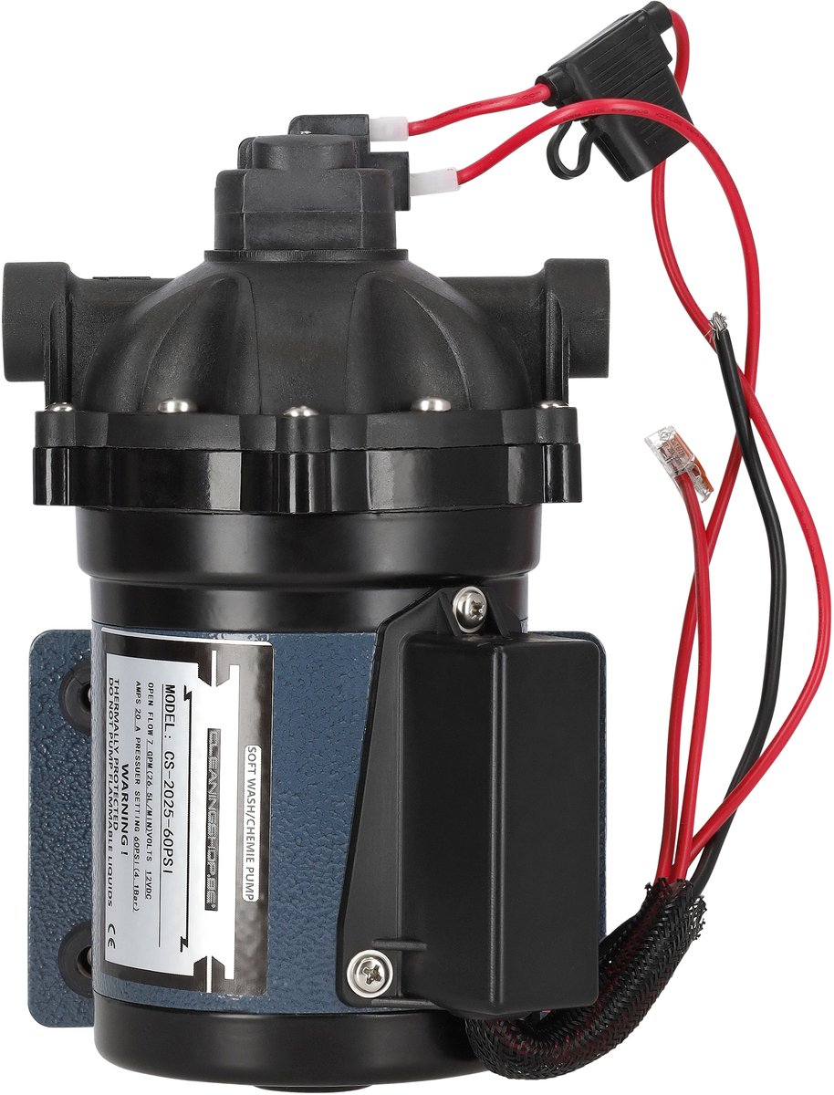 Chemie pomp - softwash - waterpomp 12 volt -