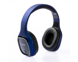 Grixx Bluetooth Koptelefoon On-Ear – Draadloos & Bedraad – Microfoon – 10 uur batterij – Lichtgewicht (150g) – Blauw