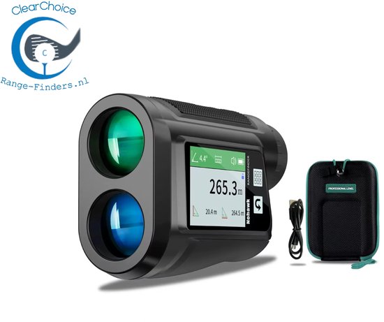 ClearChoice Afstandmeter Golf Pro - RangeFinder - 1000M - Laser Rangefinder Pro+ - Golftrainingsmateriaal - Golf Accessoires - Golf cadeau - Cadeau Golf - Cadeau heren