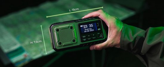 Radio Solaire, Portable Bluetooth Sos Alarme Radio D'Urgence Radio