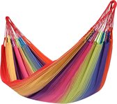 Hangmat Familie 'Refresh' Rainbow (Veelkleurig) | Bijpasende opbergtas | 200 KG | Handgemaakt in Colombia | 1% For The Planet | Tropilex