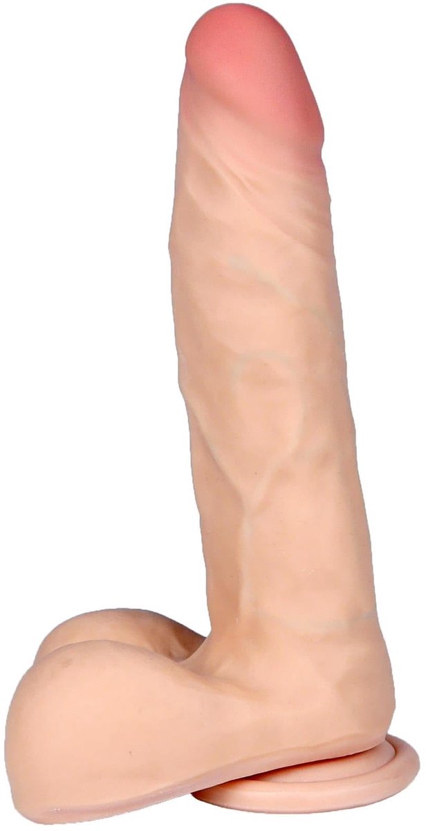 Boysoftoys Asklepios Loveclonex Ultra Realistic Dildo - Cyber skin feels like real - Better then Silicone - 4,8 cm thick - Suction Cup - Flesh - 8 inch / 23 cm - 21-00021