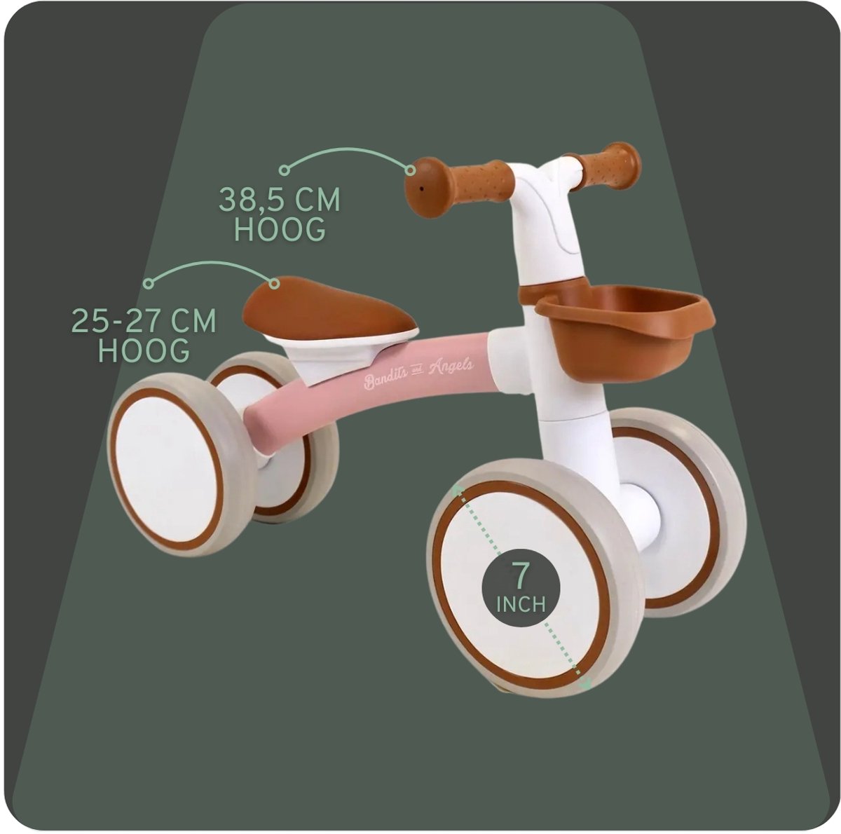 Bandits First Rider Loopfiets - Verstelbaar Vanaf 1 Jaar thumbnail 5