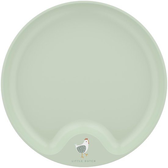 Mepal Mio kinderbord Little Dutch - Magnetronbestendig - Met greep - Kinderservies - Little Farm