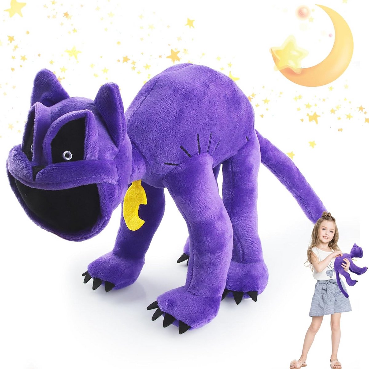 Pluche speelgoed kattenfiguur - Kinderspeelgoed en cadeau