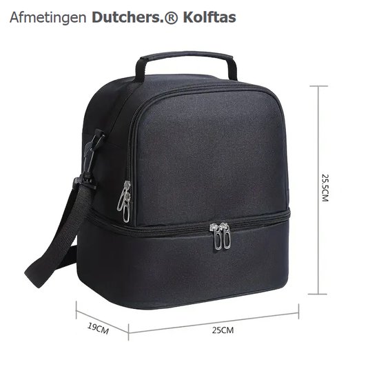 Dutchers.® Kolftas - Dubbel Geïsoleerd - Met Opbergvak voor Kolfspullen - Koeltas Borstvoeding - Kolftas Moedermelk - Koeltas Baby - Koeltas Kolf - Kolftas - Thermisch Geïsoleerd - Stijlvol & Praktisch - Gemakkelijk mee te nemen en op te bergen! van Dutchers — afbeelding 2