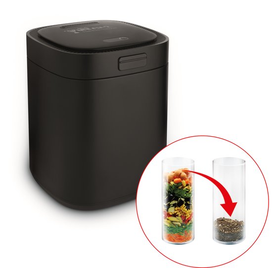 FRITEL Le Mini Mulch 2 - traitement des déchets organiques - capacité 3,3 L - plus d'odeurs ni de mouches à fruits - faible bruit