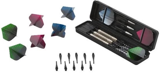 Crivit Dartpijlen soft set - Basic - 3 delig - 18 gram - 16cm van CRIVIT — afbeelding 2