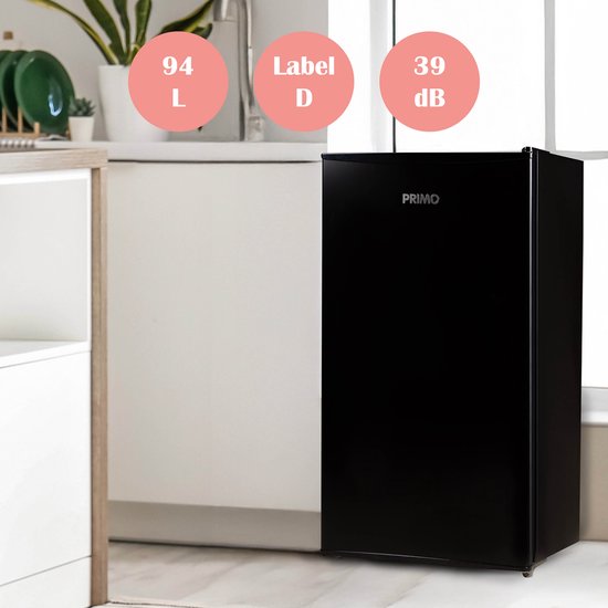 PRIMO PR181FR Koelkast Tafelmodel - 94L - D - Zwart van Merkloos — afbeelding 5
