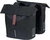 Basil City double sacoche de vélo, 28-32L, noir