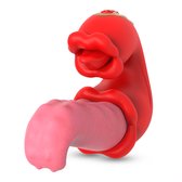 IVY LUX® Likkende Tong Vibrator – Beffende Vibrator voor Clitoris – Realistische Orale Stimulatie – Swingende Bewegende Tong – Oplaadbaar, Waterdicht & Stil – Sex Toy voor Vrouwen