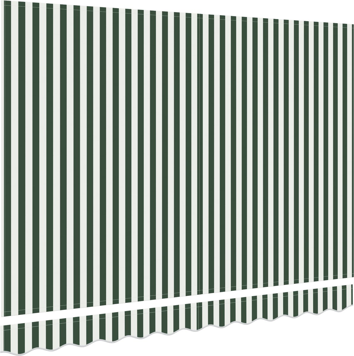 VidaXL Tissu De Remplacement Cantonnière D’Auvent Multicolore 3m - Dessus De Store Parasol Patio Jardin