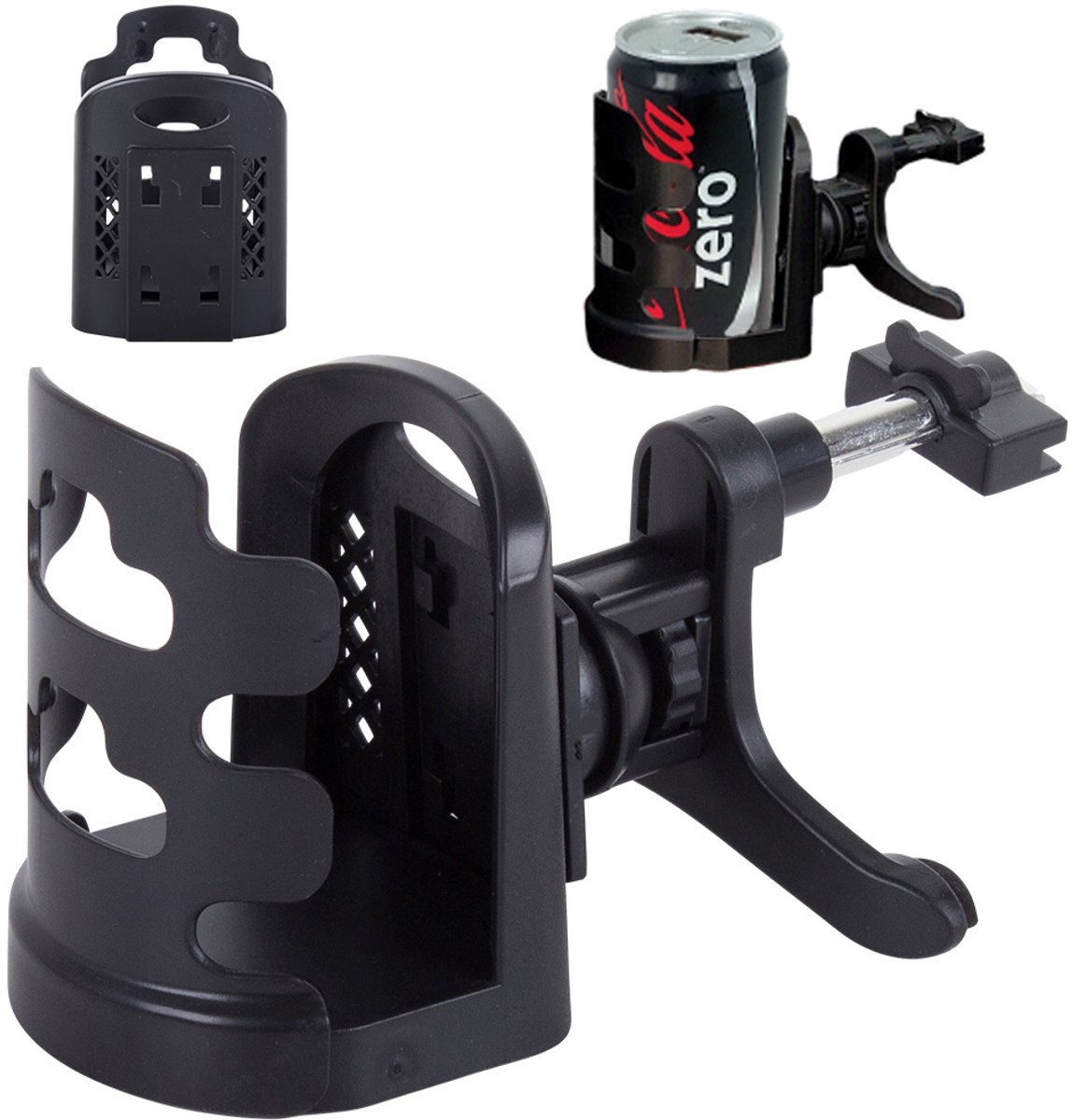 Universele bekerhouder Auto - bekerhouder auto ventilatierooster - Bekerhouder - Eenvoudige Montage - auto accessoire drankjes - auto beker houder - Zwart