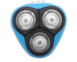 Vervangende scheerhoofden geschikt voor Philips-scheerapparaten PT860 PT870 PT868 AT750 - Comfortabel en efficiënt scheren - Roestvrijstalen mesjes - Blauw