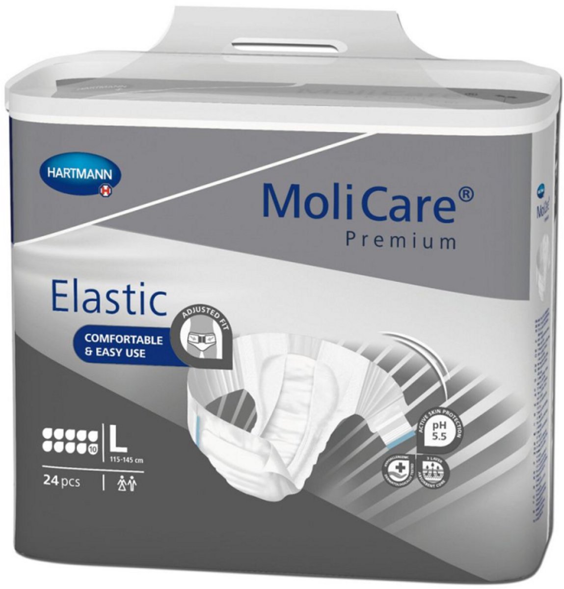 Molicare Premium Slip Elastic 10 druppels Large - 1 pak van 14 stuks