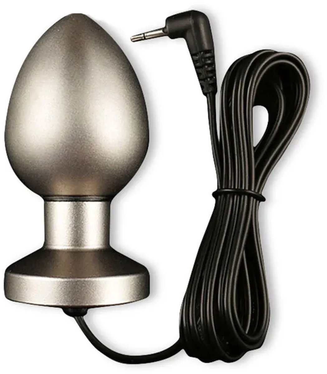 Dungeon Lab – Bi-Polar Electro Plug – Metalen E-Stim Buttplug – Ø 3 cm