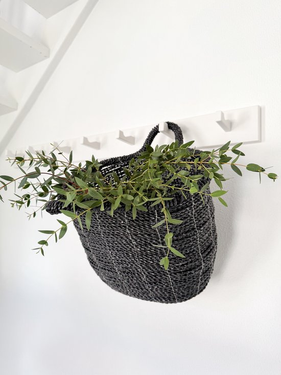 DuneDesign 50x35 Katoenen Touw Mand - 60L Decoratieve Opbergmand Speelgoedmand Wasmand Plantenmand