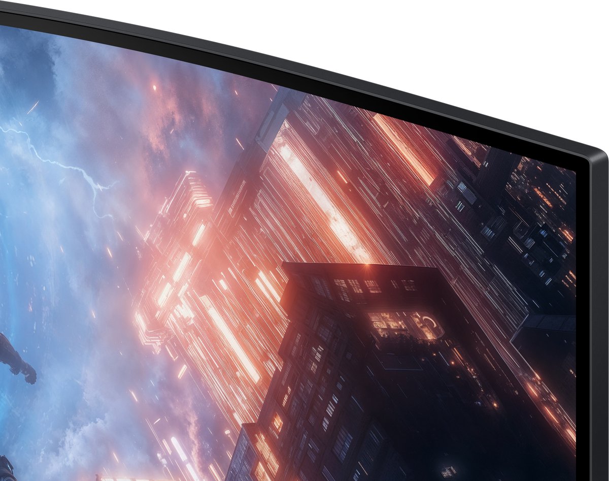 Samsung Odyssey G9 LS49FG916EUXEN - DQHD QLED Ultrawide Curved Gaming Monitor - 144Hz - 49 Inch thumbnail 3