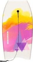 Waimea Bodyboard - Slick Board - 93cm - Wit/Oranje/Paars