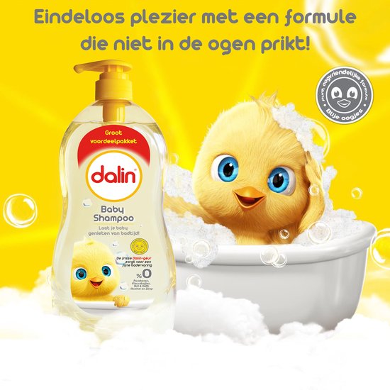 Dalin Babyshampoo Classic, milde verzorging voor baby’s haar en hoofdhuid, 6 x 700ml van Merkloos — afbeelding 4