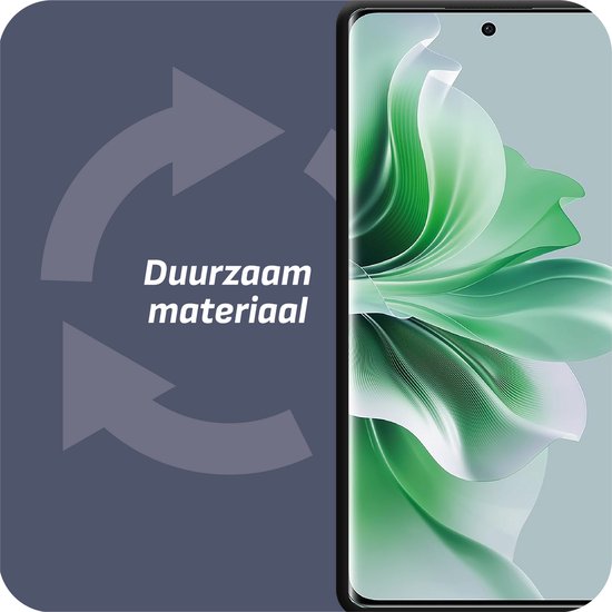 Cazy Soft TPU Case adapté pour Oppo Reno11 - Zwart