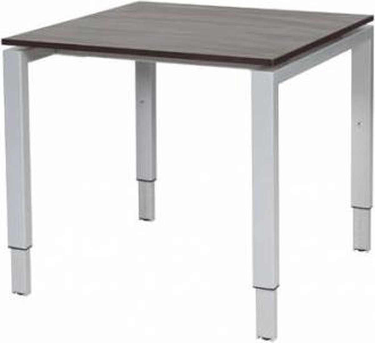 Verstelbaar Bureau - Domino 80x80 logan - alu frame