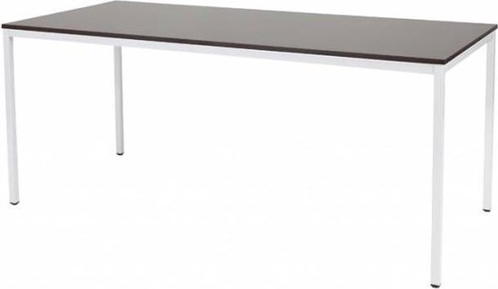 Foto: Bureautafel domino basic 180x80 logan wit frame