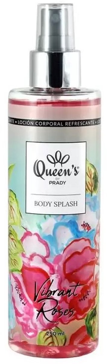 Queen's by Prady - Body Splash - Vibrant Roses - Bodymist - 250 ml