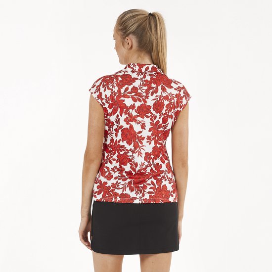 Func Factory dames Top Alice red flowers maat 42 van Func Factory — afbeelding 4