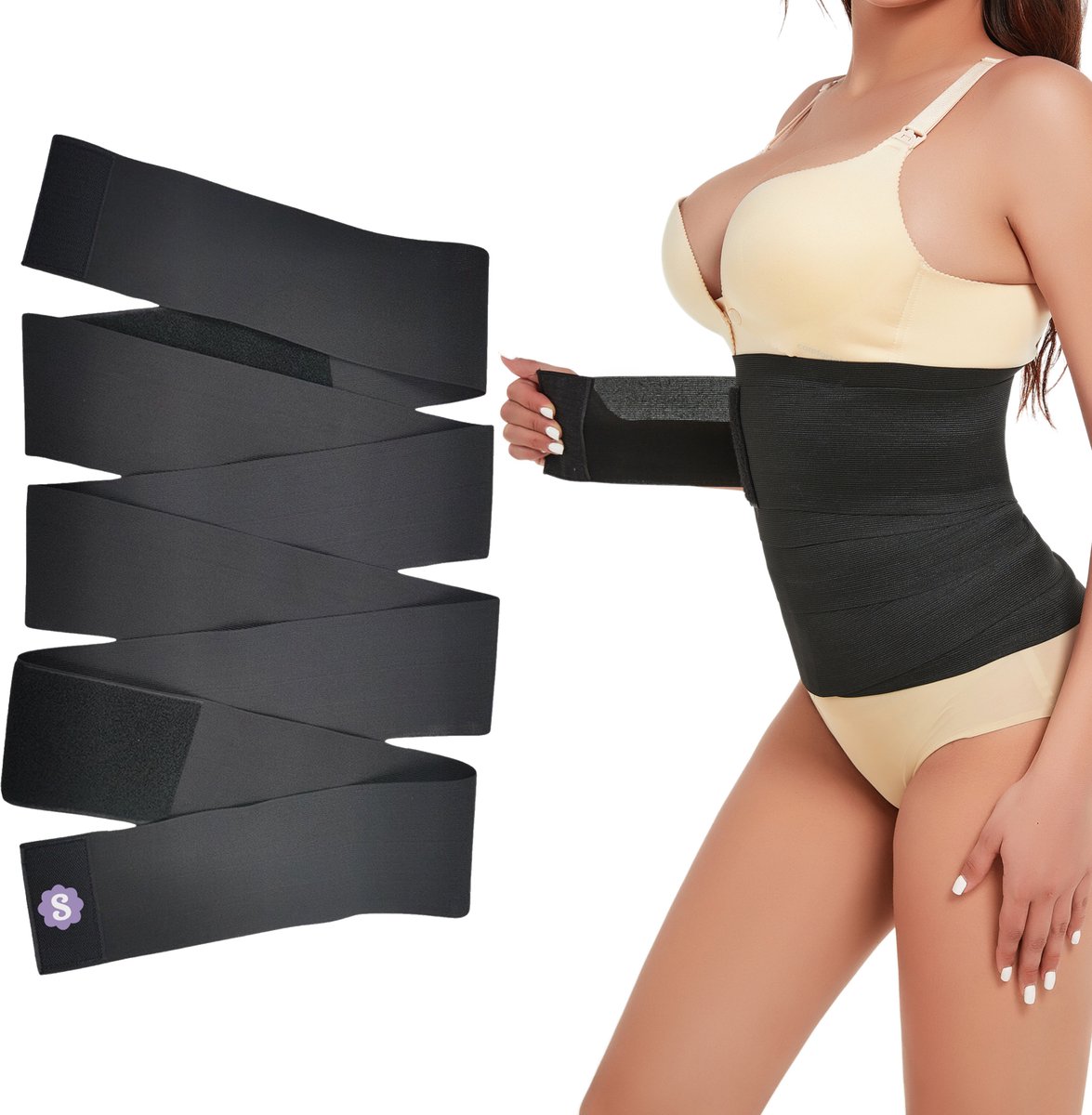 Goedkoopste Waist trainer - Verstelbaar - 4 Meter - Snel afvallen - Shapewear korset - Zweetband buik - Buikband - afslanken - Corrigerend ondergoed - Afslankband - Man en Vrouw - Sauna belt - band - Shapetape