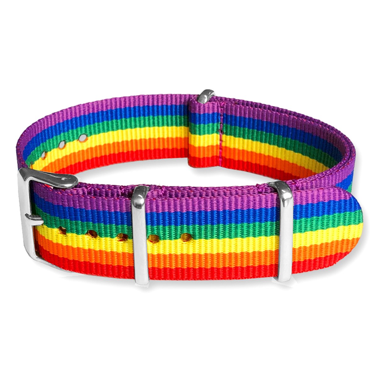 NATO Horlogeband G10 Military Nylon Strap - Original NATOS.com® - Regenboog 20mm
