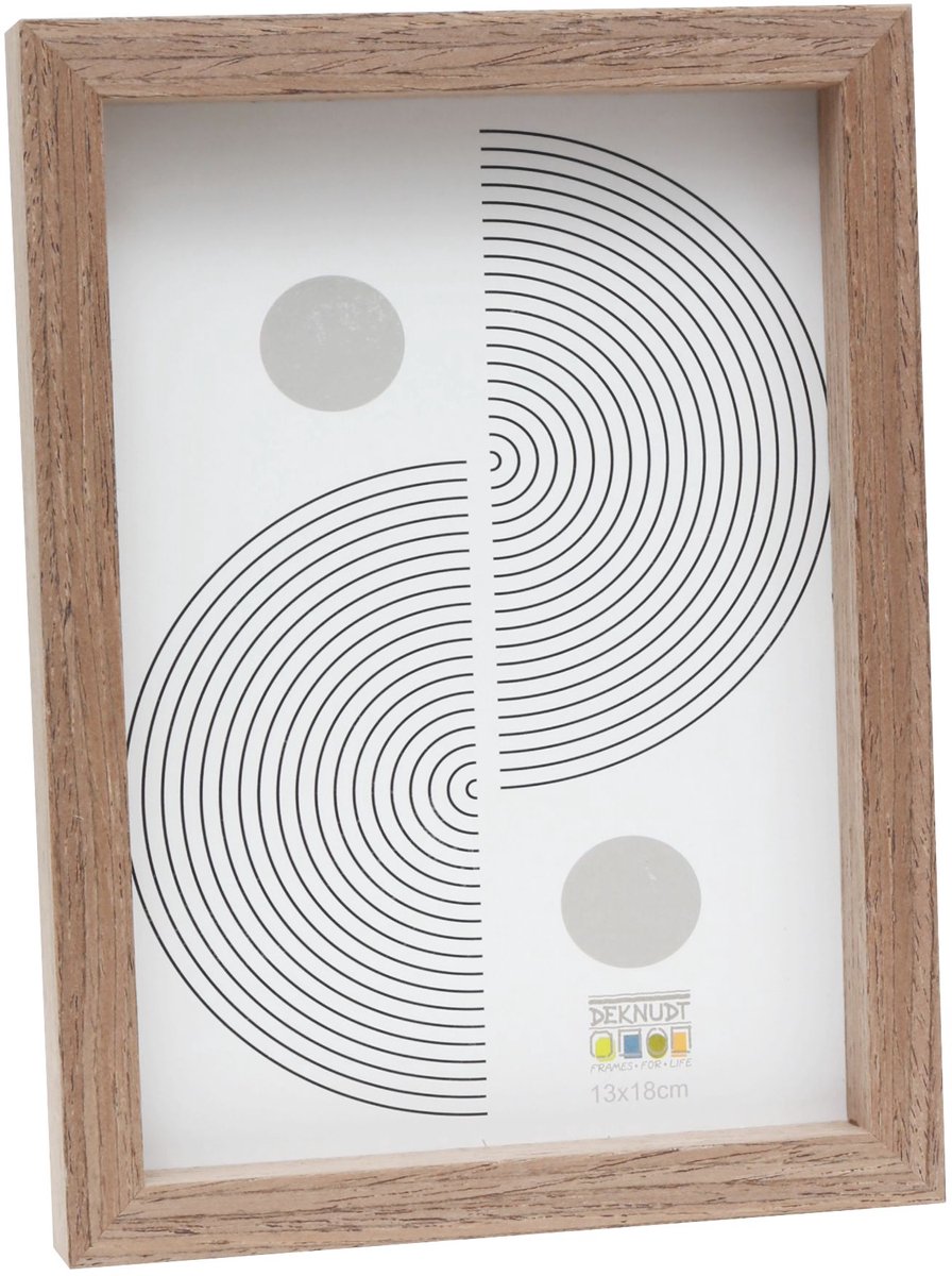 Deknudt Frames fotolijst - bruine houtkleur - strak - hout - FSC Mix - 13x18
