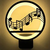 Decoratieve Music Notes Muur Spotlight