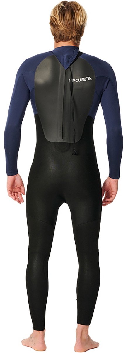 2025 Rip Curl Heren Omega 4/3mm Rug Ritssluiting Wetsuit - Slat