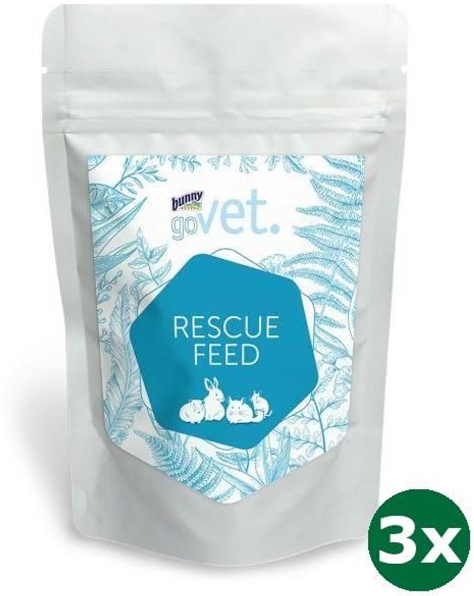 3x40 gr Bunny nature govet rescuefeed