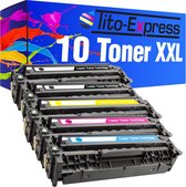 PlatinumSerie® 10 toner alternatief voor HP CF380X - CF383A black cyaan magenta yellow XXL