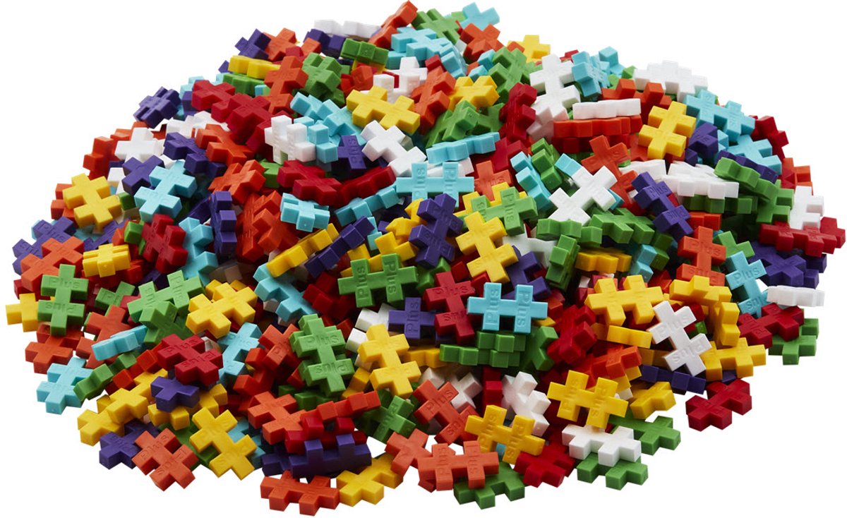 Plus-Plus Basic Regenboog 600 delige bouwset - 3976 - Bouwspeelgoed - Constructiespeelgoed - Set met bouwstenen - Vanaf 5 jaar — afbeelding 4