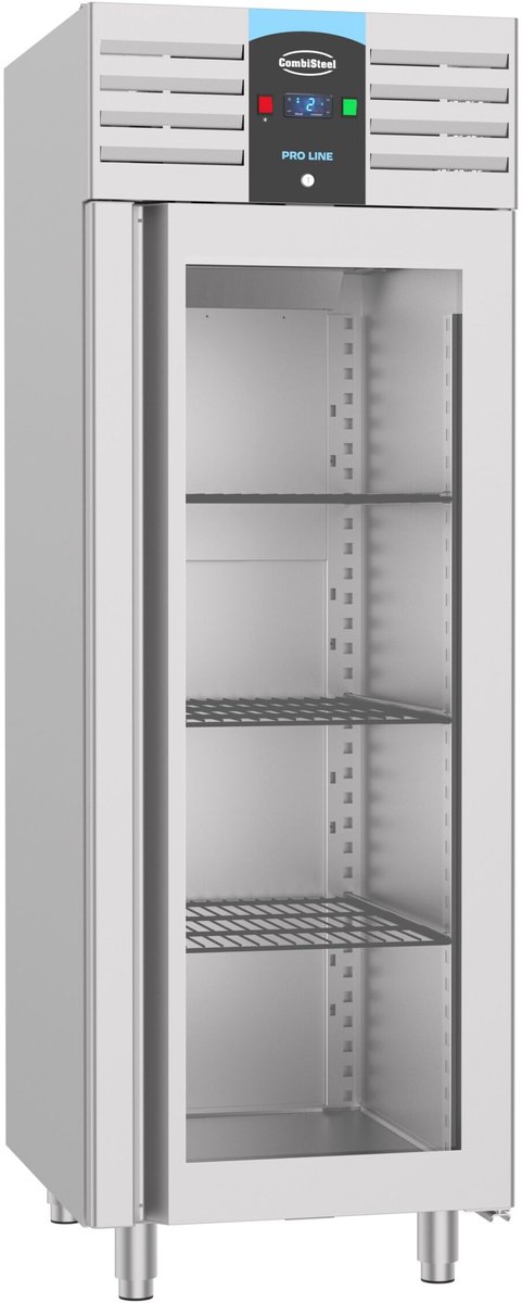 Combisteel Koelkast - PRO LINE - 700L 2/1 GN - RVS - -2°C/+8°C - Geforceerd - 700x810x2050 mm - Horeca Koelkast