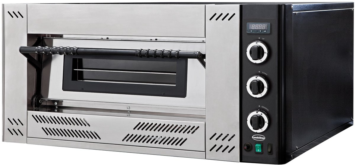 Gas Pizzaoven Enkel 1 X 6 - Combisteel 7485.0015 - Horeca & Professioneel