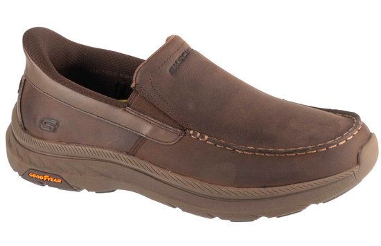 Skechers Slip-Ins : Pollard - Osgood, Homme, Marron, Baskets pour femmes, pointure : 41,5