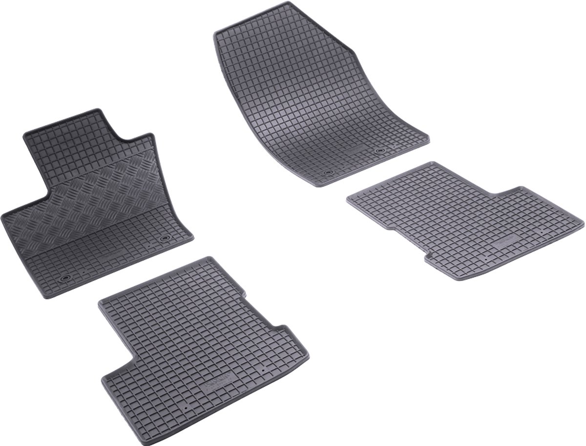 Automatten voor Fiat 500X (2015-2024) - 4-delig - Rubber
