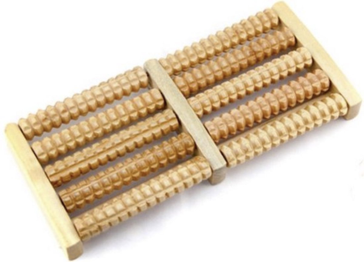 Houten Voetmassage Roller - Plus Massageolie - Massage - afbeelding 3