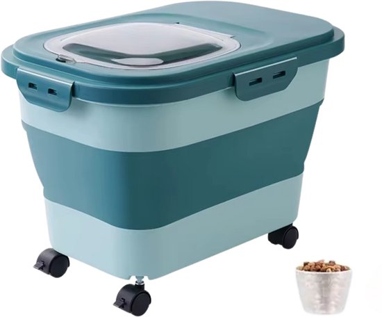 Northam Diervoercontainer voederton diervoerbox inhoud 3,5 kg motief hond & kat (hond