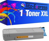 PlatinumSerie® toner XXL black alternatief voor Oki C610