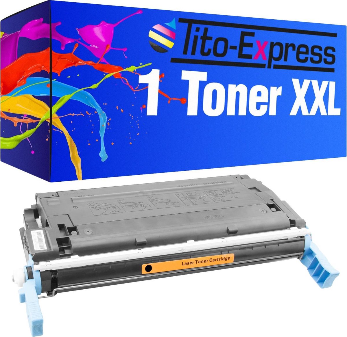 PlatinumSerie® 1 toner alternatief voor HP C9730A black XXL