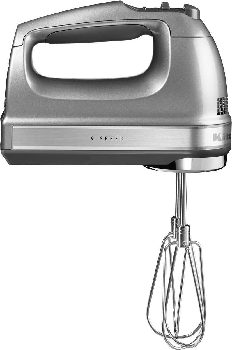 KitchenAid 5KHM9212ECU - Handmixer - Contour Zilver